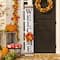 Glitzhome&#xAE; 5ft. Wooden Welcome Porch Sign with 4 Changeable Wreathes